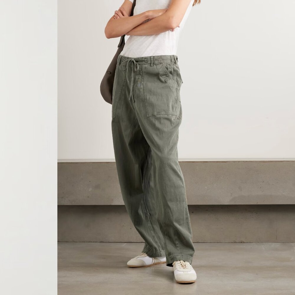 JAMES PERSE Cotton Tapered Pants